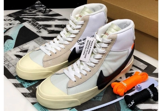 O-W Nike  Mid AA3832-100 Blazer 1121